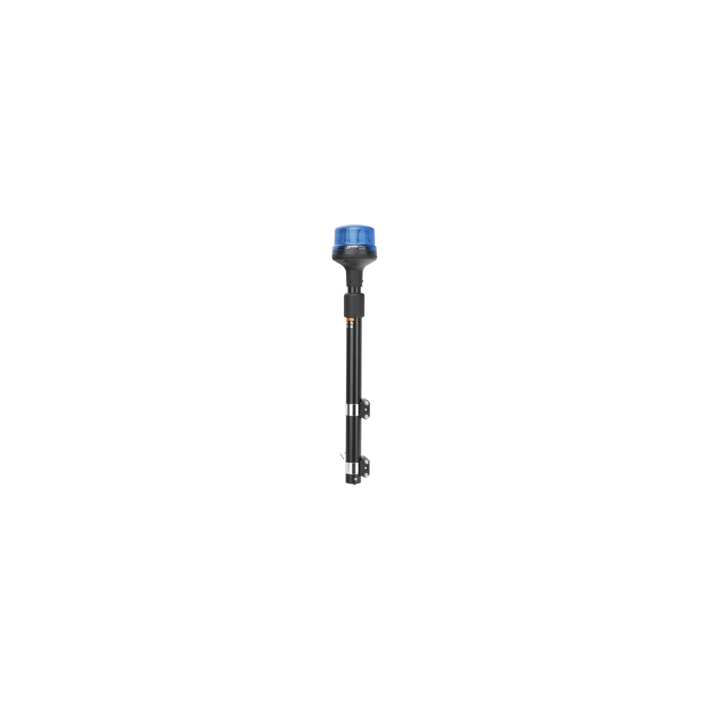 Luz Telescópica para Motocicletas, 8 LED, Azul, SAE Clase I