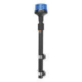 Luz Telescópica para Motocicletas, 8 LED, Azul, SAE Clase I