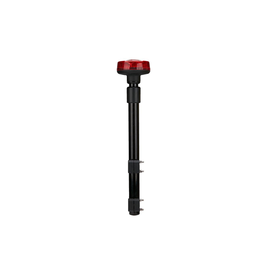 Luz telescópica Ultra Brillante Para Motocicleta, 9 LED, Color Rojo