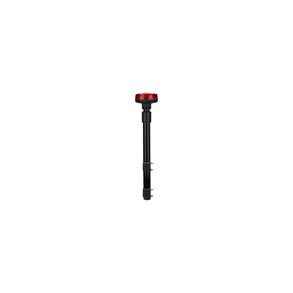 Luz telescópica Ultra Brillante Para Motocicleta, 9 LED, Color Rojo