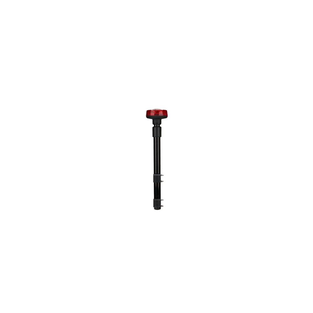 Luz telescópica Ultra Brillante Para Motocicleta, 9 LED, Color Rojo