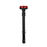 Luz telescópica Ultra Brillante Para Motocicleta, 9 LED, Color Rojo