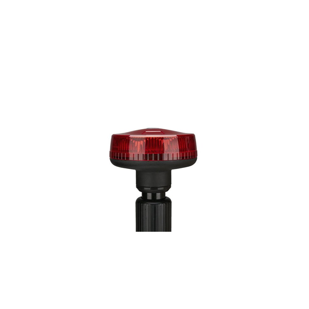 Luz telescópica Ultra Brillante Para Motocicleta, 9 LED, Color Rojo
