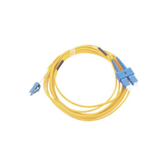 Jumper de Fibra Óptica / Monomodo 9/125 / LC/UPC-SC/UPC / Dúplex / PVC