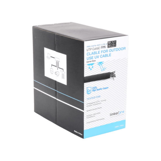 Bobina de Cable Cat6 / 305 m (1000 pies) / 24 AWG / UTP / Intemperie /