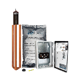 Kit de puesta a tierra de 45 A con Electrodo, Filtro, Acoplador y Comp