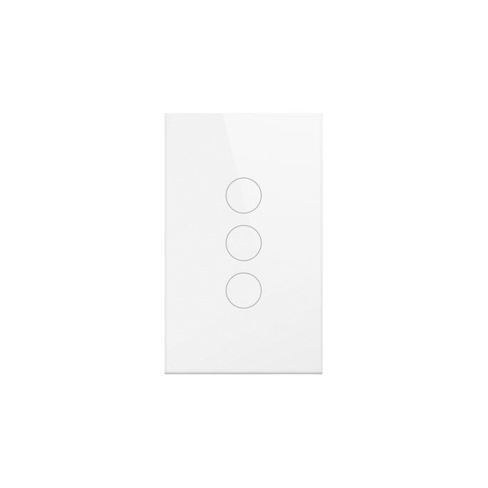 Interruptor Inteligente Wi-Fi / 3 Circuitos / 100V-250V / 2.4 GHz / Co