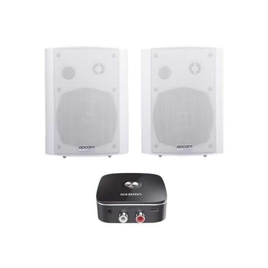 Kit Altavoces + Modulo Receptor BT | Montaje en Pared | 2x20W RMS | Ma