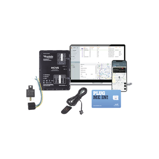 Kit Localizador 4G LTE / Anti-Jammer Ajustable / CANbus FMS-J1708-J193