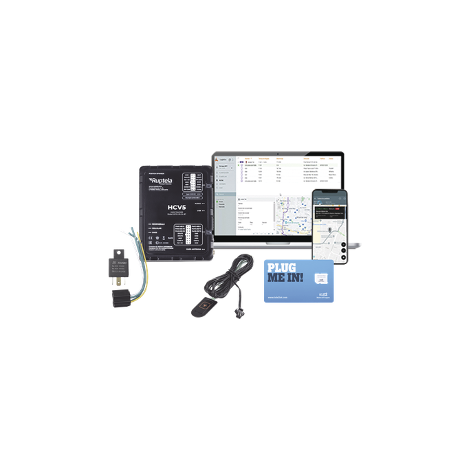 Kit Localizador 4G LTE / Anti-Jammer Ajustable / CANbus FMS-J1708-J193