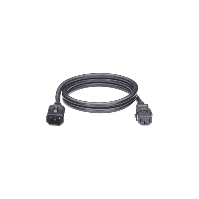 Cable de Alimentación con Bloqueo de Seguridad / IEC C14 a IEC C13 / 1