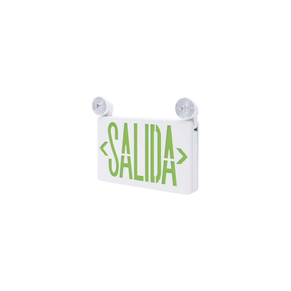 Letrero de Emergencia LED DUAL de SALIDA con Luz de Emergencia/Montaje