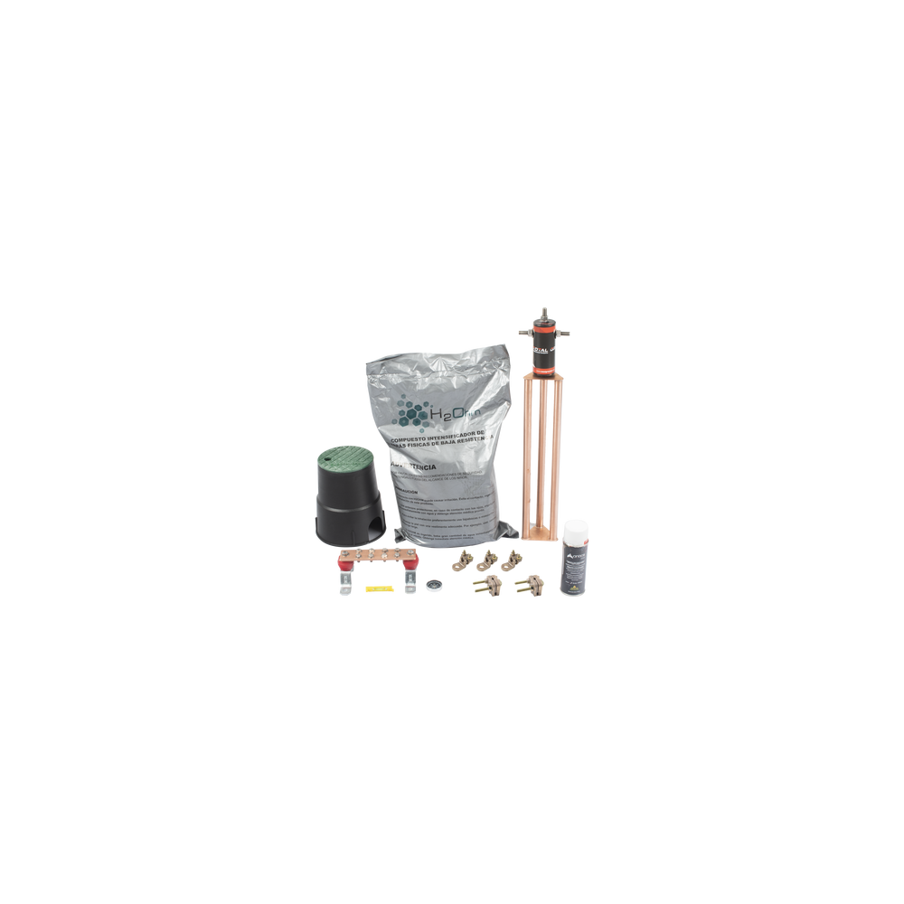 Kit de tierra física modelo TG45AB con Electrodo Magnetoactivo, capaci