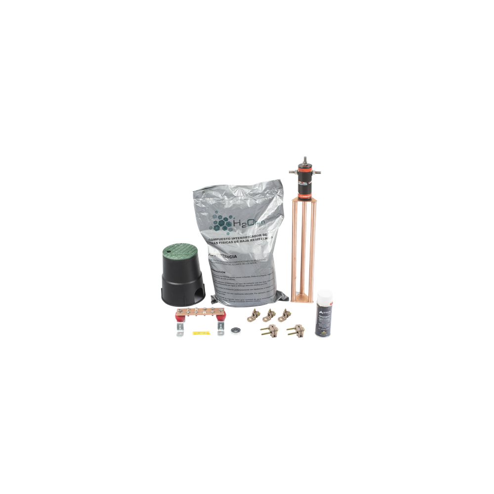 Kit de tierra física modelo TG45AB con Electrodo Magnetoactivo, capaci