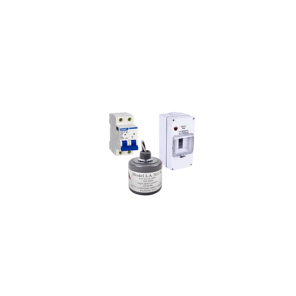 Kit de Centro de Carga Para Corriente Alterna, Breaker de hasta 400 Vc