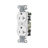 Contacto Dúplex 20 A, 125 V, 2 Polos, 3 Hilos, Cableado Posterior y La