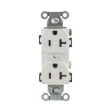 Contacto Dúplex 20 A, 125 V, 2 Polos, 3 Hilos, Cableado Posterior y La