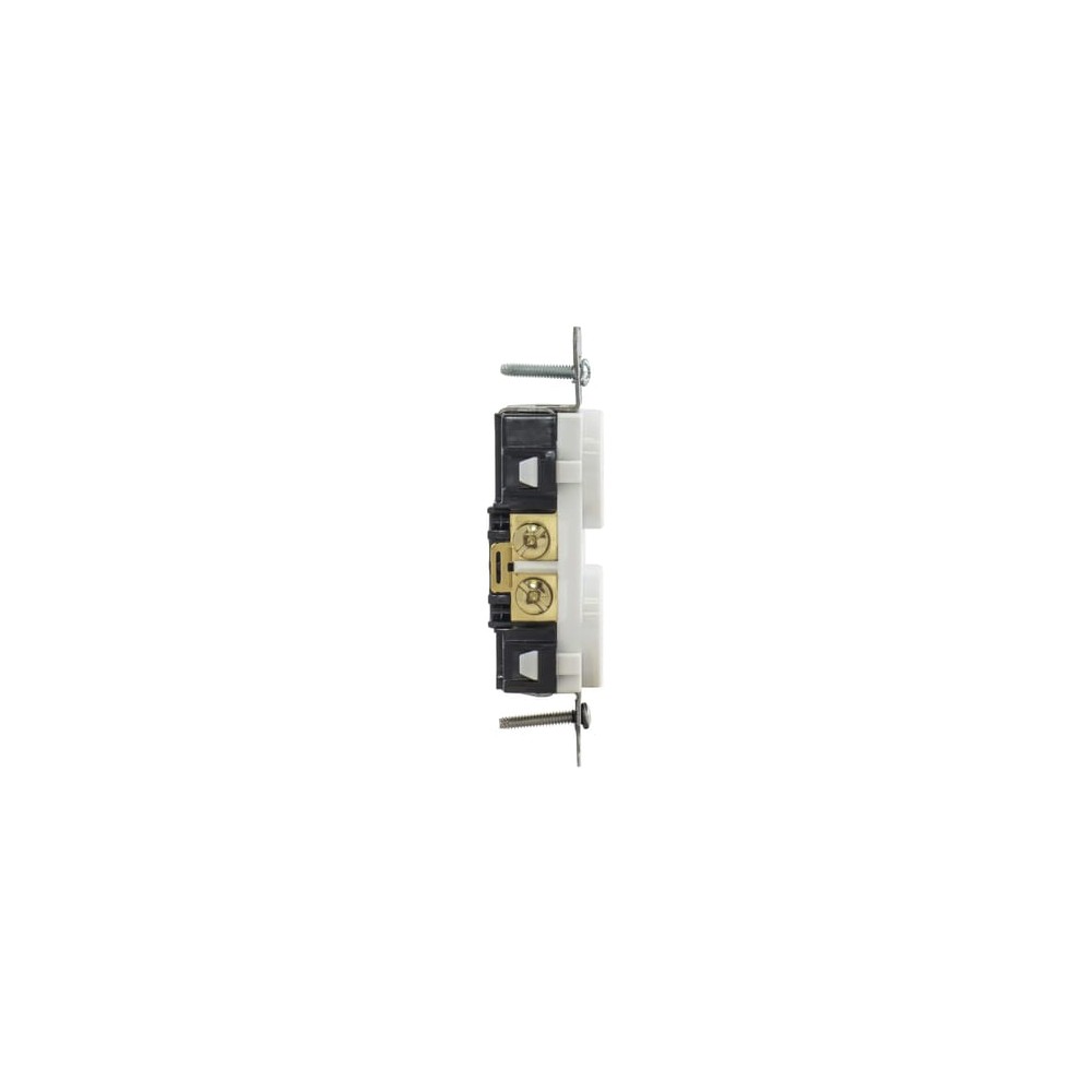 Contacto Dúplex 20 A, 125 V, 2 Polos, 3 Hilos, Cableado Posterior y La