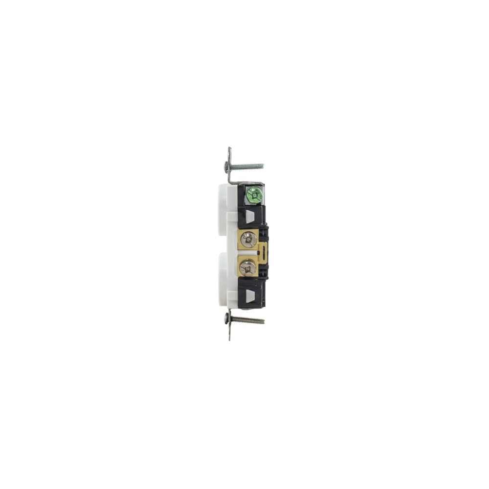 Contacto Dúplex 20 A, 125 V, 2 Polos, 3 Hilos, Cableado Posterior y La