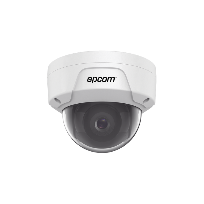 Cámara Domo IP / 4 Megapixel / Lente 2.8 mm / IR 30 m (98.4 ft) / WDR