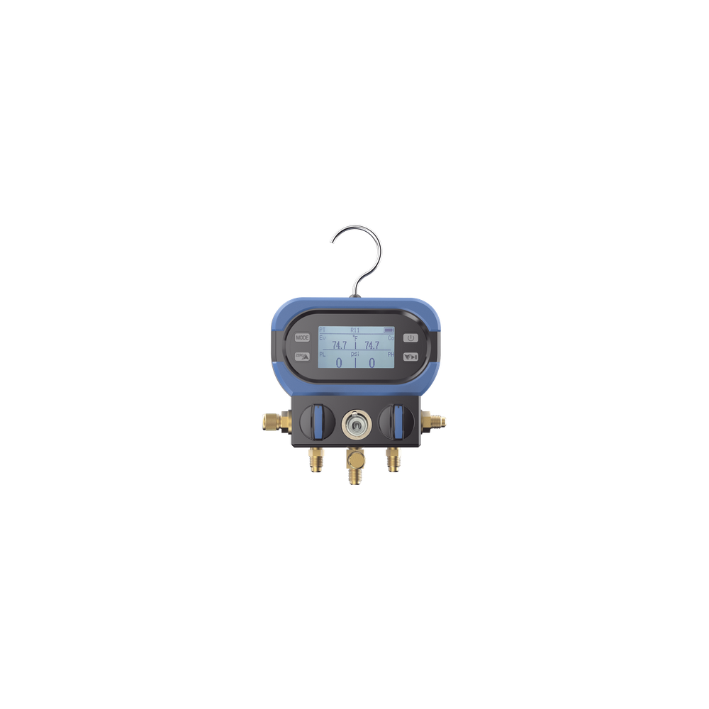 Manifold Digital / 2 Válvulas / Sensor Alta Precisión / LCD Retroilumi