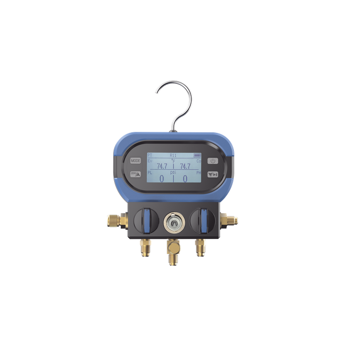 Manifold Digital / 2 Válvulas / Sensor Alta Precisión / LCD Retroilumi
