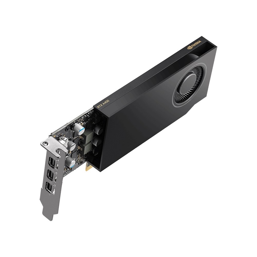 TARJETA DE VIDEO PNY (VCNRTXA400ATX-PB) NVIDIA RTX A400ATX,4GB GDDR6,4