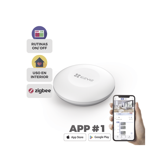 Botón de Emergencia Inalambrico / Compatible con Kit de Alarmas EZVIZ