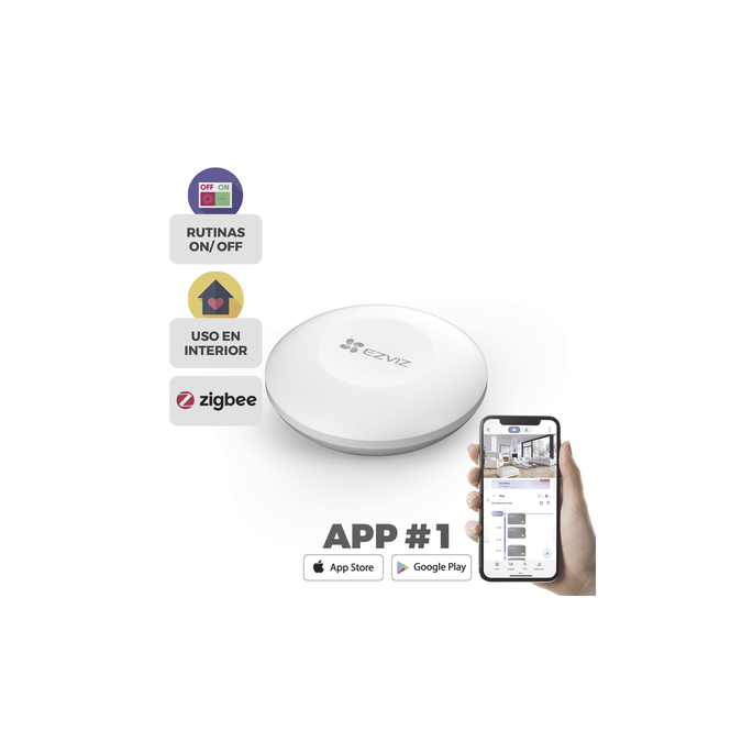Botón de Emergencia Inalambrico / Compatible con Kit de Alarmas EZVIZ
