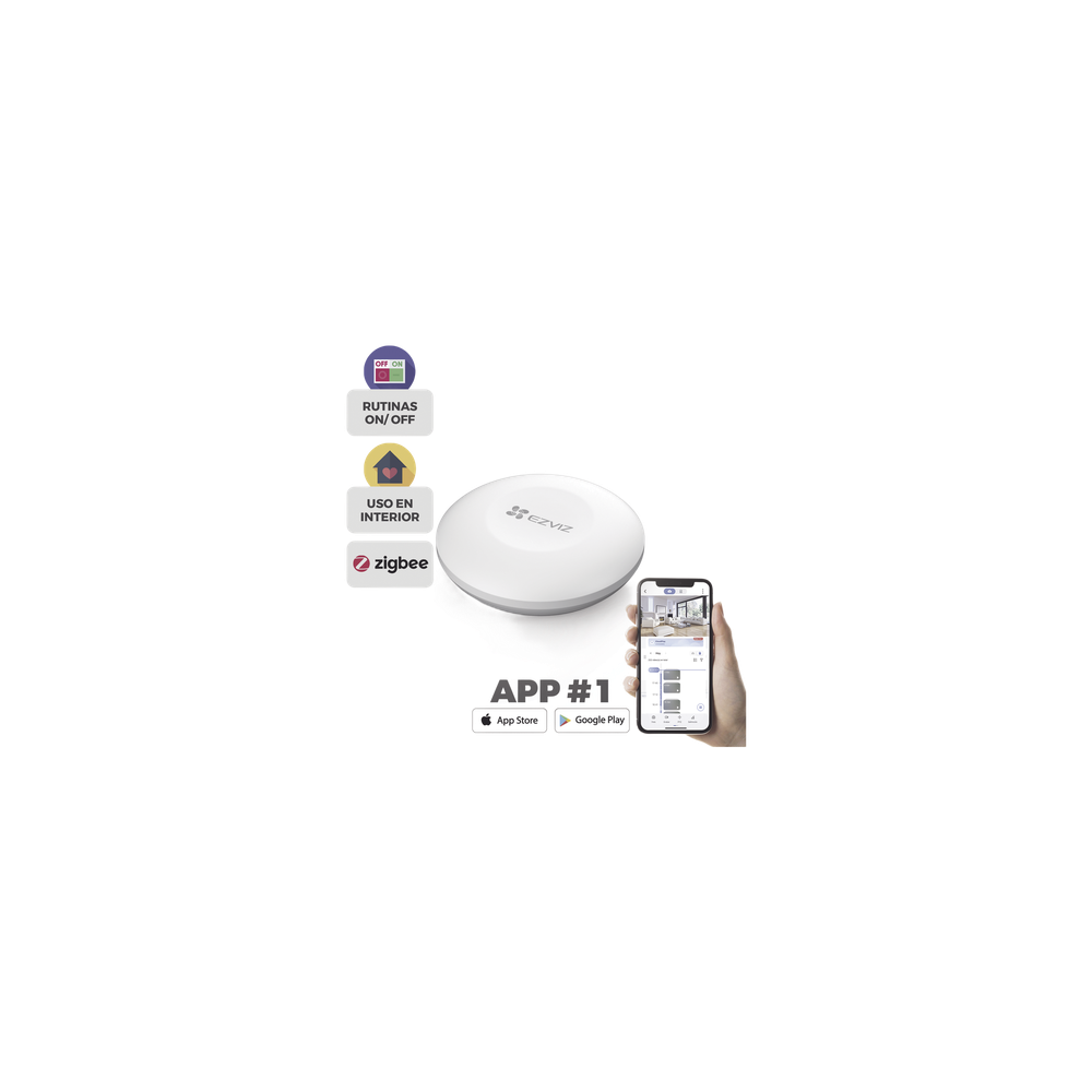 Botón de Emergencia Inalambrico / Compatible con Kit de Alarmas EZVIZ