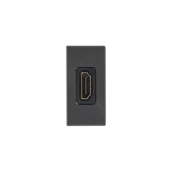 Módulo HDMI / Conector Hembra-Hembra / Full HD y 4K / Acabado Negro /