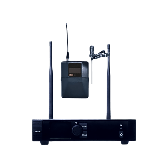 Sistema de Micrófono Inalámbrico / Receptor 1 Canal U-Band 540-690 MHz