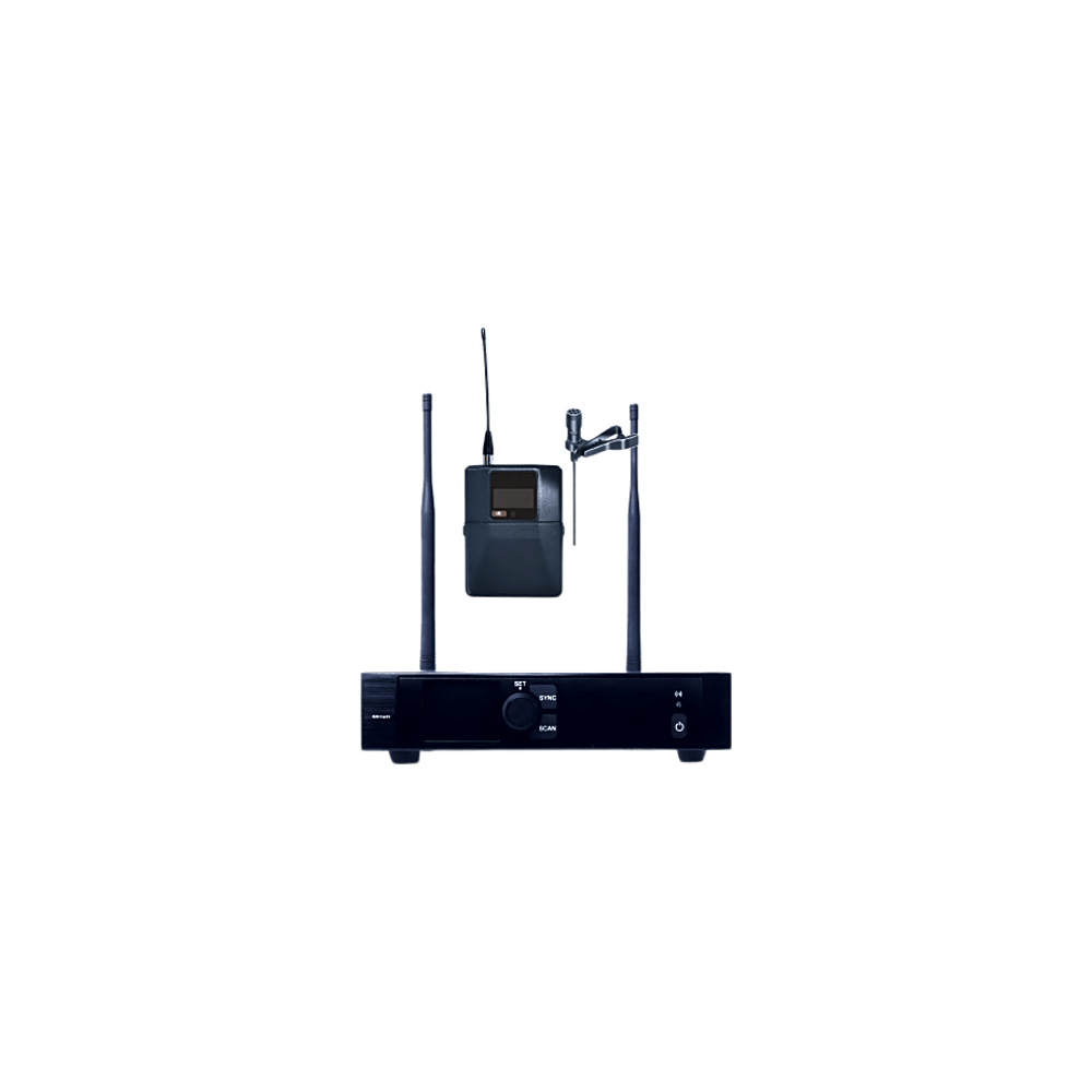 Sistema de Micrófono Inalámbrico / Receptor 1 Canal U-Band 540-690 MHz