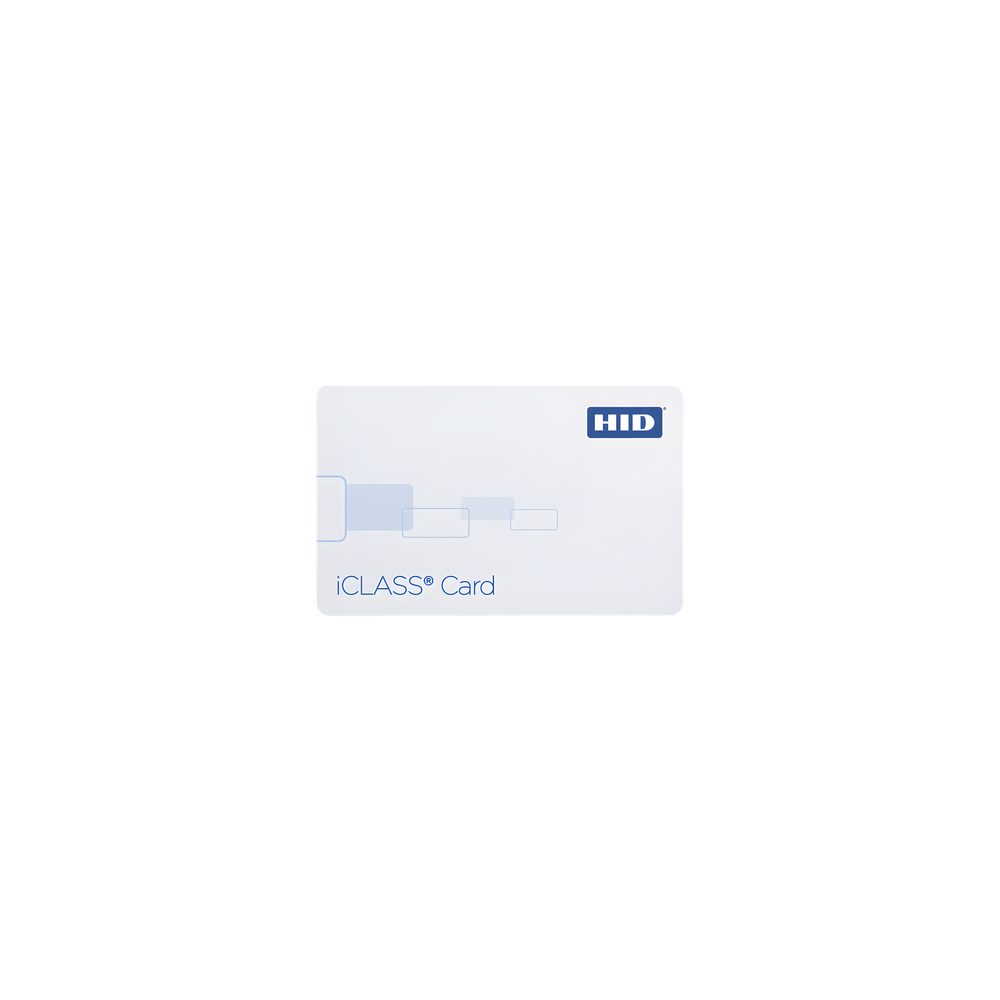 Tarjeta de Proximidad iCLASS / 32k bits / PVC Delgada / 2 Áreas de Apl