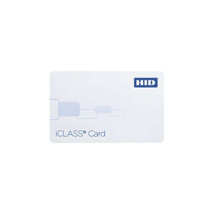 Tarjeta de Proximidad iCLASS / 32k bits / PVC Delgada / 2 Áreas de Apl