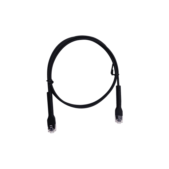 Mini Patch Cord Cat6 Ultra Slim 10 Metros (32.81 Pies) Negro ? Ahorra