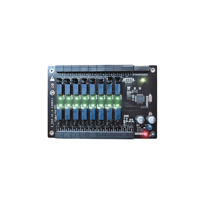 Expansor de Relevadores / 16 Canales / RS-485 / UTP Cat5 / 12VCC / 58
