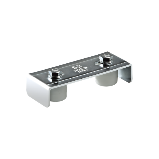 Placa Guía para Puerta Corrediza / Ajustable 30 a 60 mm / Acero Galvan