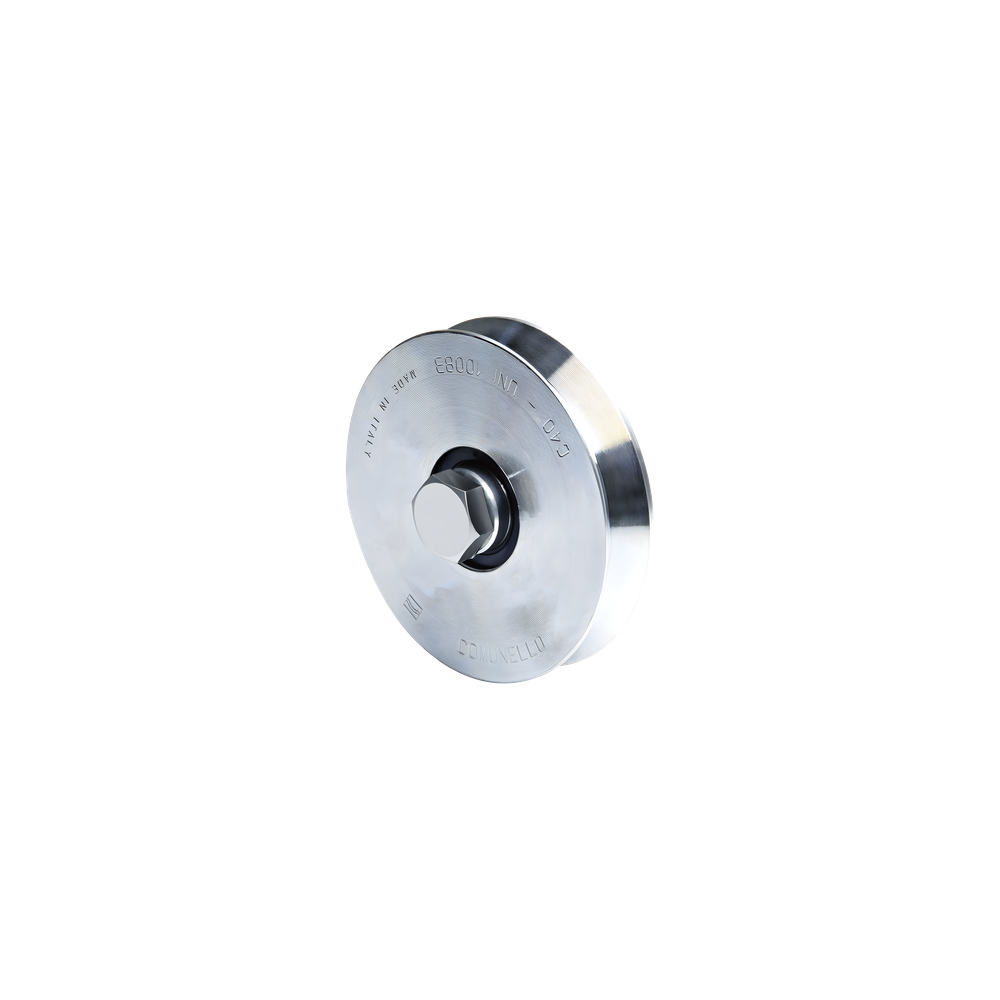 Rueda para Puerta Corrediza / 12 cm de Diámetro / Carga 240 kg / Acero