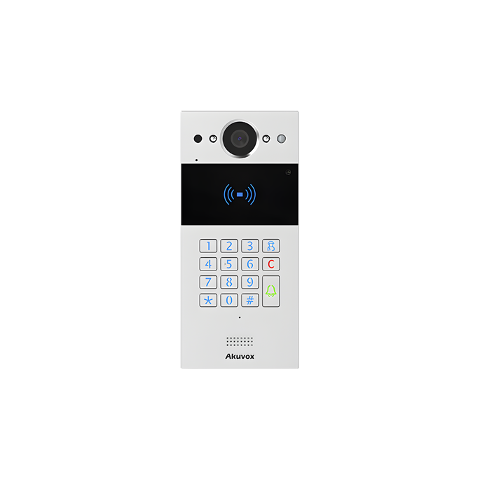 Videoportero IP SIP / 2 Megapixel / Teclado y Lector NFC+RFID 125 kHz