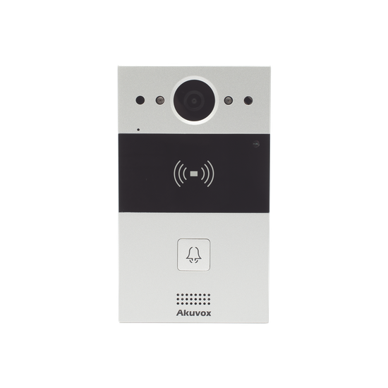 Videoportero IP / 1 Botón / Cámara 2 Megapixel / 110° / Lector MIFARE