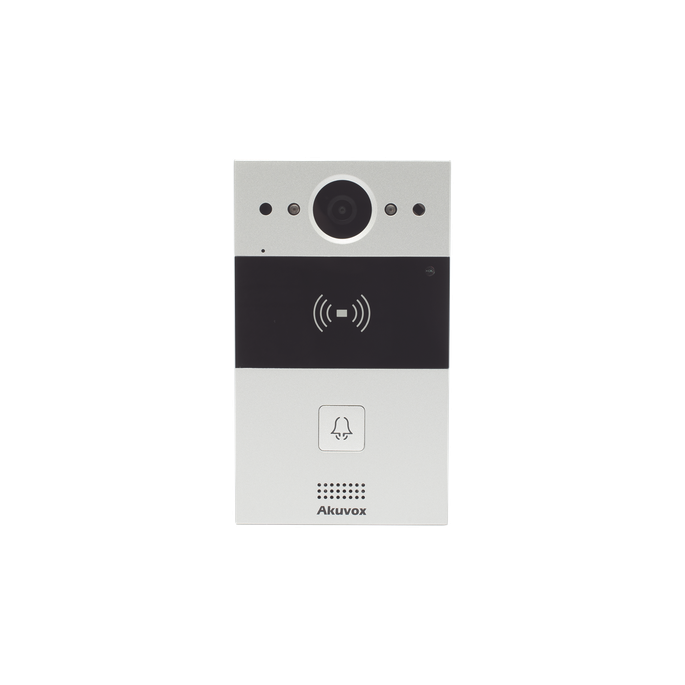 Videoportero IP / 1 Botón / Cámara 2 Megapixel / 110° / Lector MIFARE