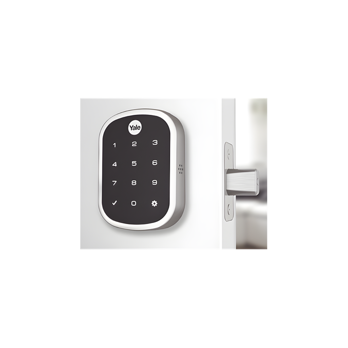Cerradura electrónica / Teclado PIN / Semi-embutir tubular / Backset 6
