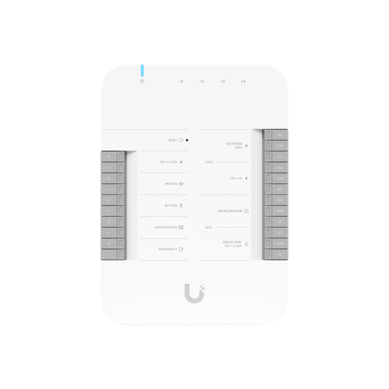 Controlador de Acceso IP / 2 Lectores / 2 Cámaras / 5 Puertos Gigabit