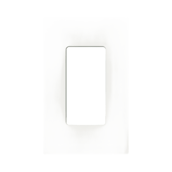 Tapa Color Gris para interruptor o dimmer Lutron, 2 gang, limpio y mod