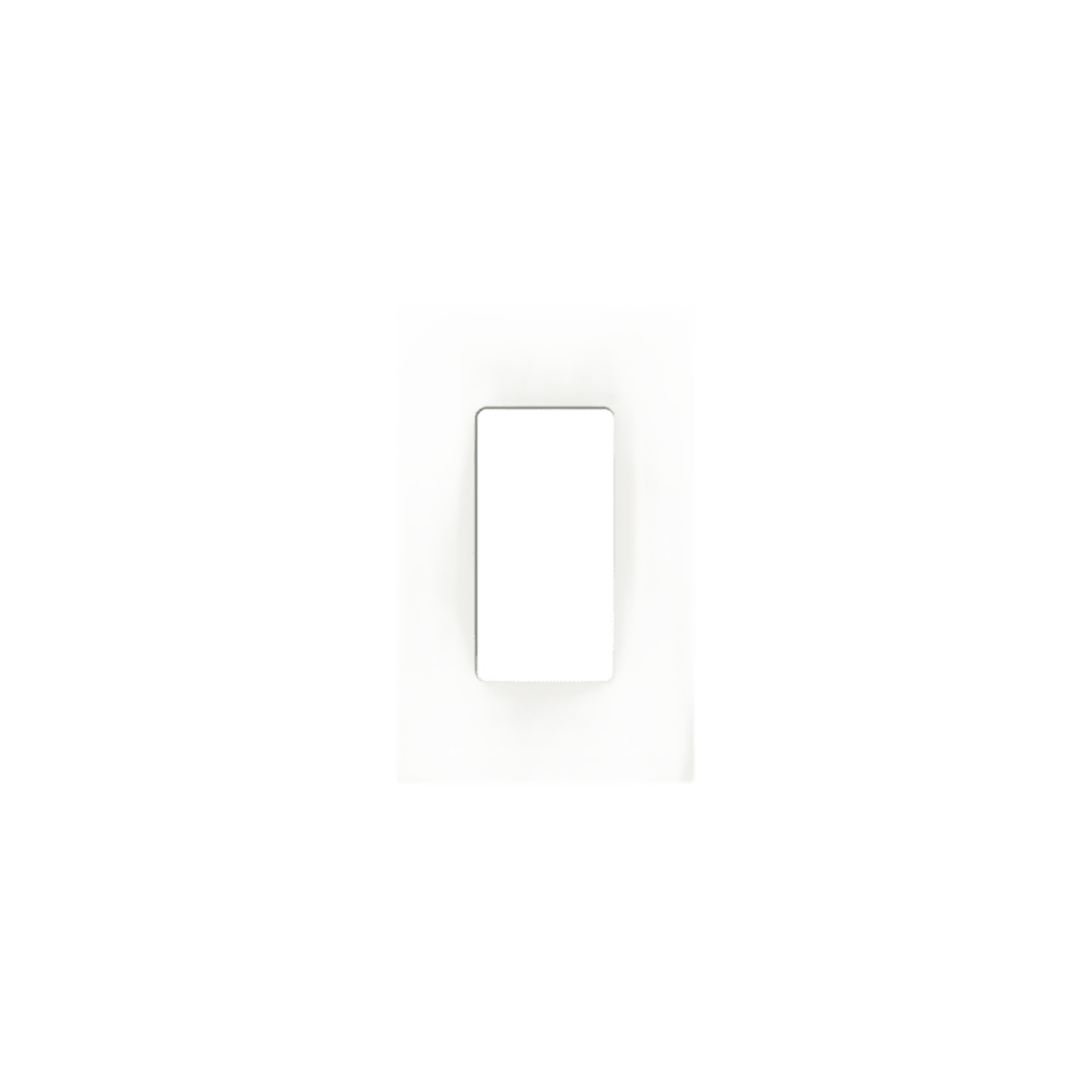 Tapa Color Gris para interruptor o dimmer Lutron, 2 gang, limpio y mod
