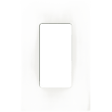 Tapa Color Gris para interruptor o dimmer Lutron, 2 gang, limpio y mod