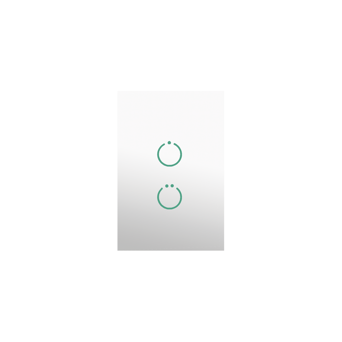 (ZWAVE) Interruptor On/Off panel táctil touch inalámbrico Zwave Plus 2