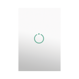 (ZWAVE) Interruptor On/Off panel táctil touch inalámbrico Zwave Plus 1