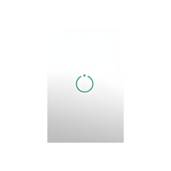 (ZWAVE) Interruptor On/Off panel táctil touch inalámbrico Zwave Plus 1